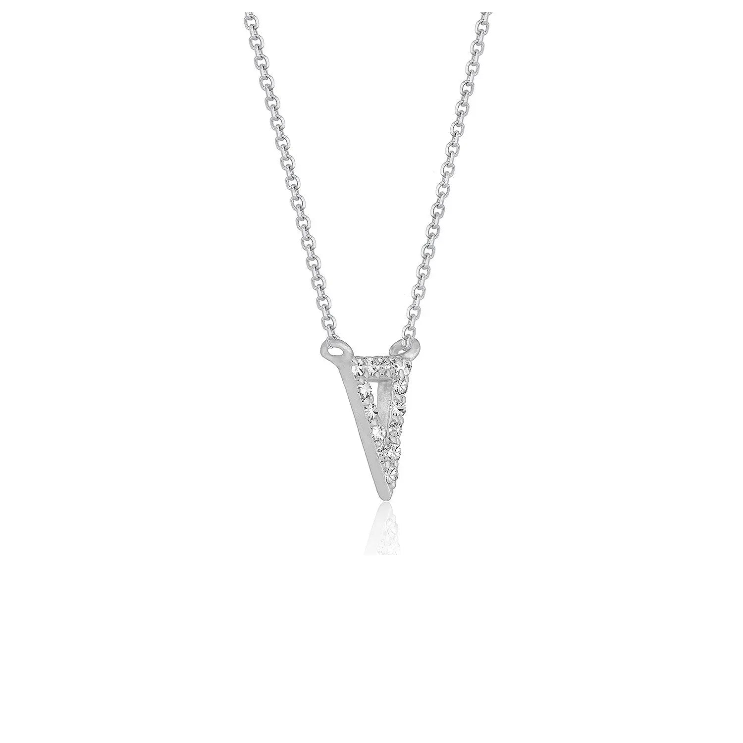 Diamond Triangle Pendant  Pendants DEEVE