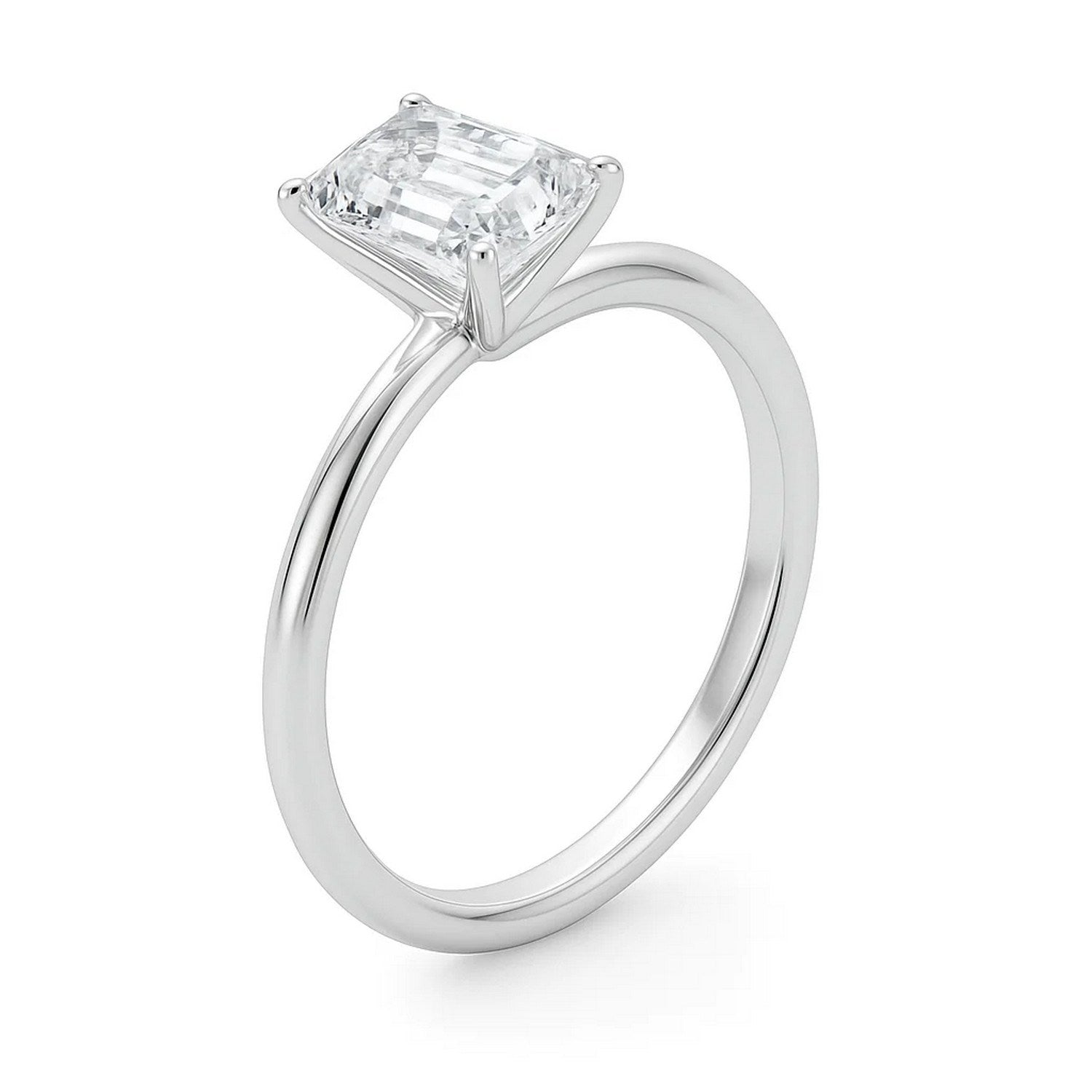 3ct Emerald Lab Grown Diamond Ring | 14K Gold | Canada