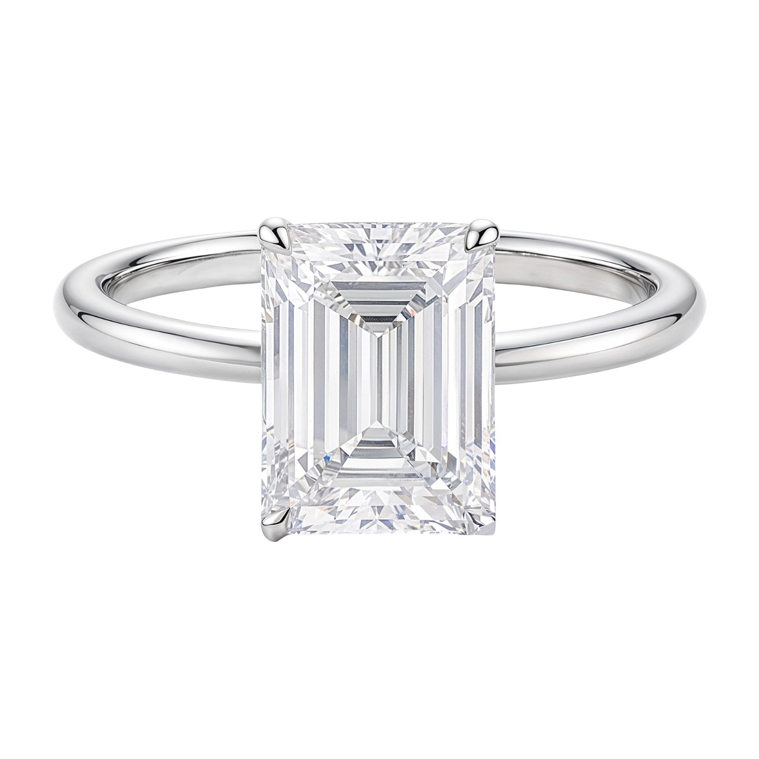 3ct Emerald Lab Grown Diamond Ring | 14K Gold | Canada