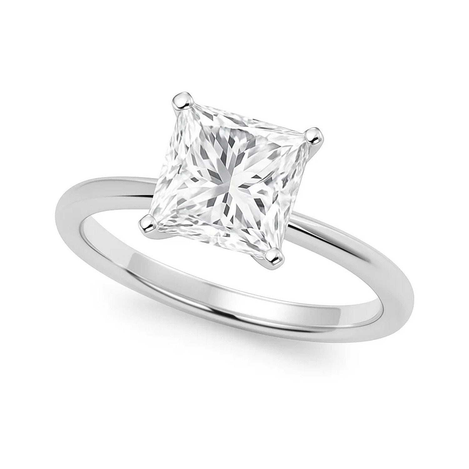 3ct Princess Lab Grown Diamond Ring | 14K Gold | Canada
