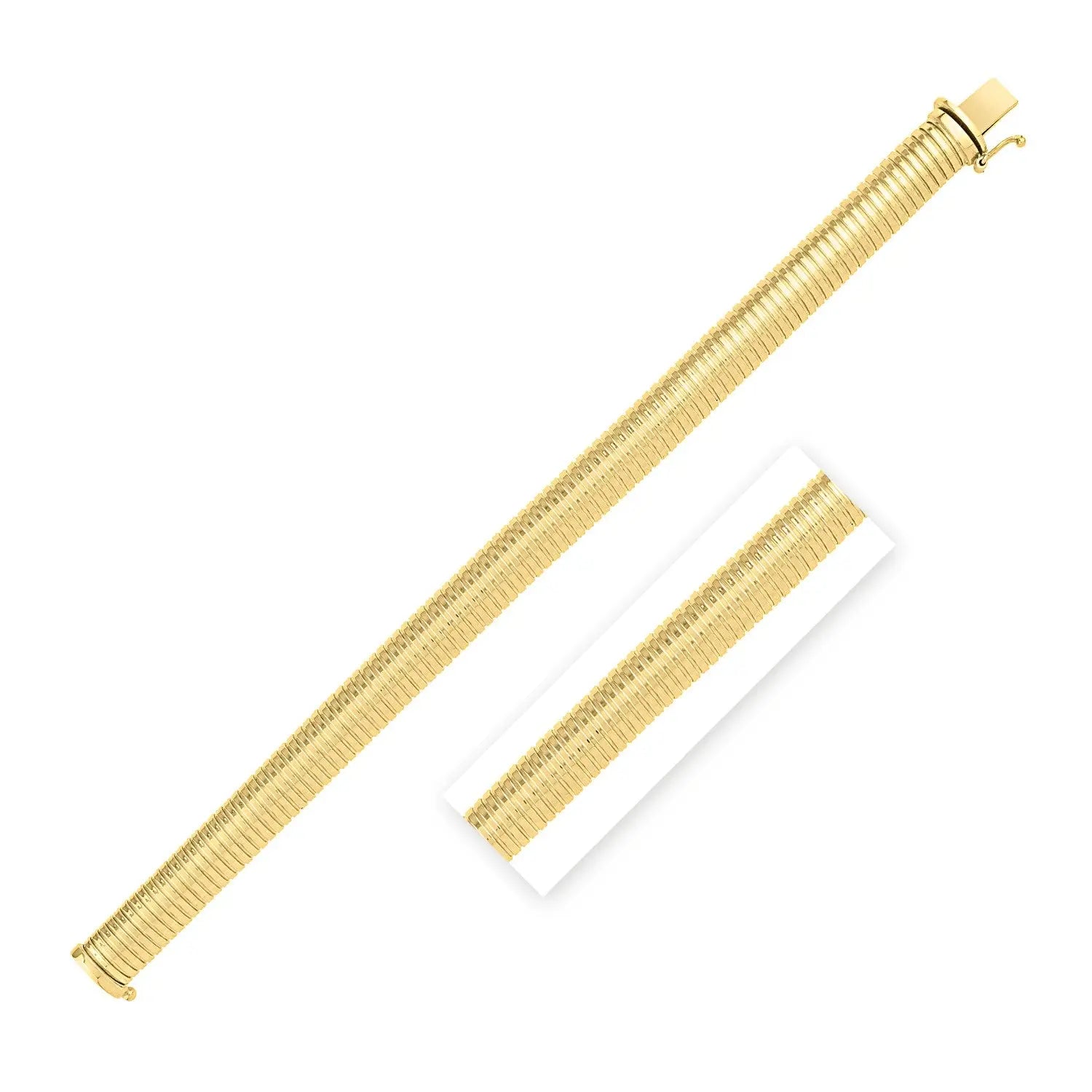 Tubogas Bracelet in 14K Yellow Gold  Link Bracelets DEEVE