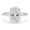 5ct Oval Lab Grown Diamond Ring | 14K Gold | Canada