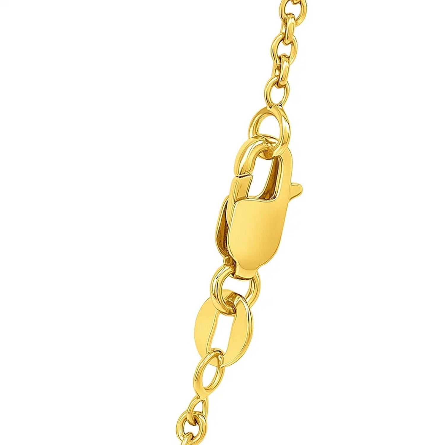 Round Cable Link Chain Necklace in 14K Gold | 2.40mm