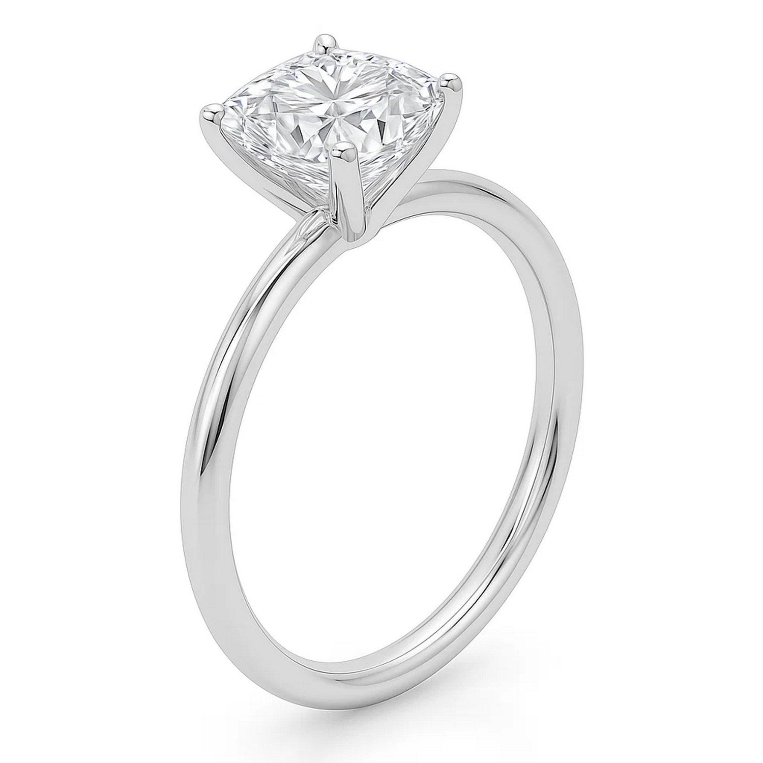 5ct Cushion Lab Grown Diamond Ring | 14K Gold | Canada