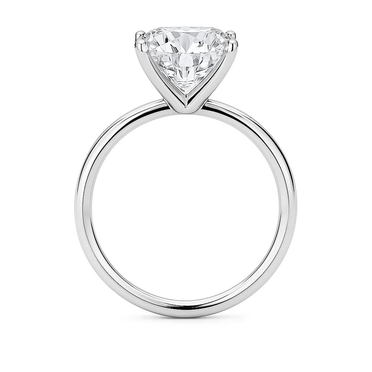 5ct Cushion Lab Grown Diamond Ring | 14K Gold | Canada