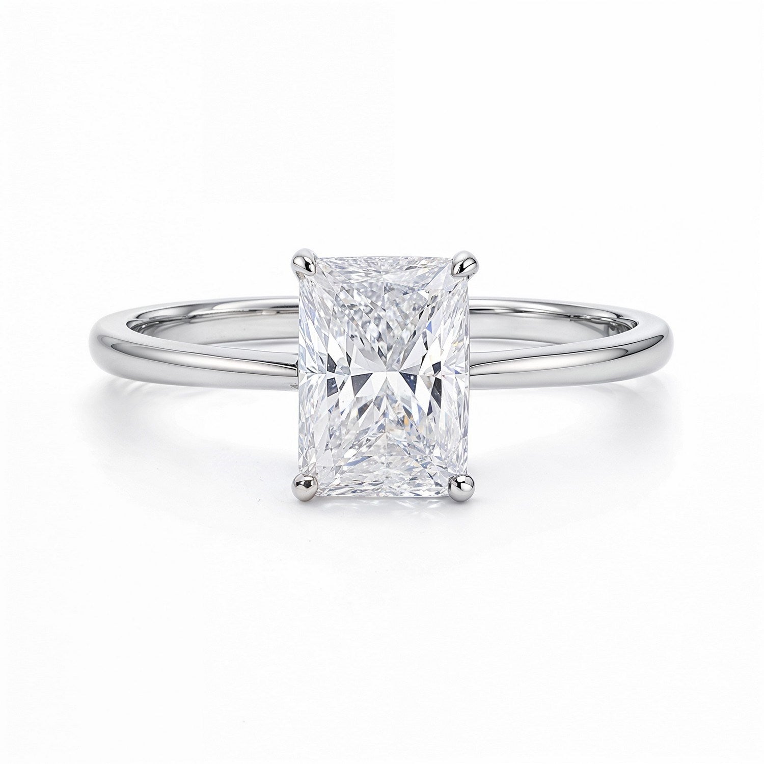 2ct Radiant Lab Grown Diamond Ring | 14K Gold | Canada