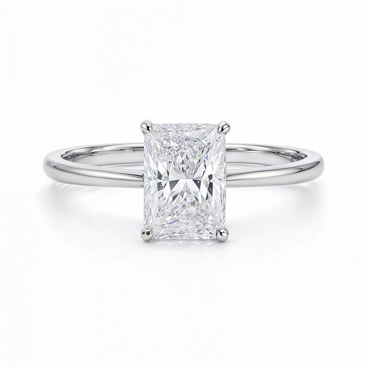 2ct Radiant Lab Grown Diamond Ring | 14K Gold