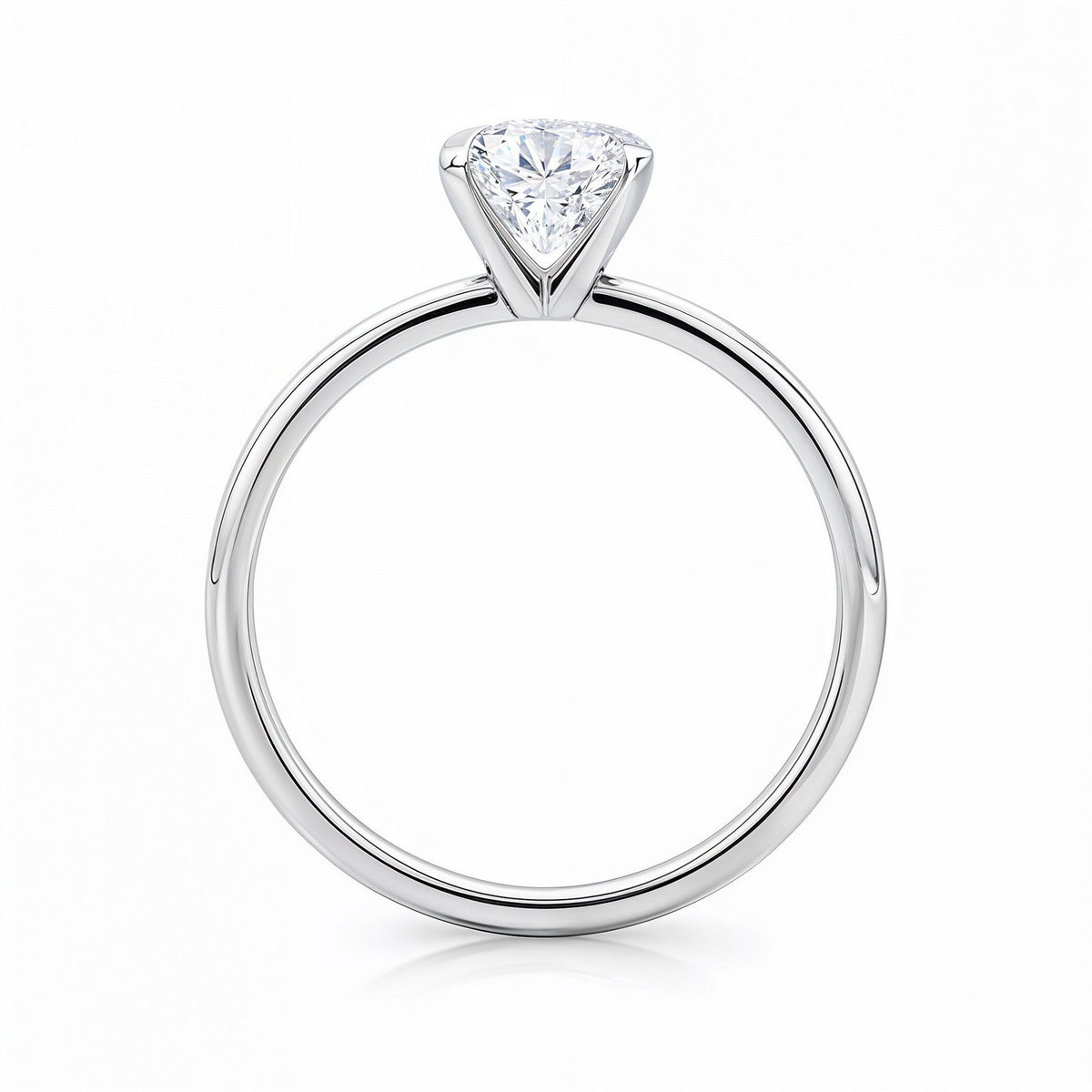 2ct Radiant Lab Grown Diamond Ring | 14K Gold