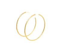 Endless Hoop Earrings in 14K Gold | 1.2x30mm