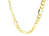 Figaro Chain Necklace in 14K Yellow Gold | 6.60mm
