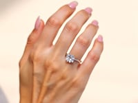 1.5ct Round Lab Grown Diamond Ring, 14K Gold — video