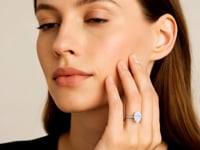 2ct Oval Lab Grown Diamond Ring | 14K Gold | Canada