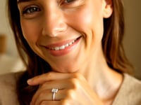 1ct Emerald Lab Grown Diamond Ring, 14K Gold — video