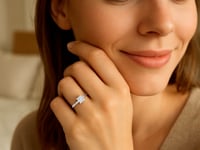 1ct Princess Lab Grown Diamond Ring | 14K Gold | Canada