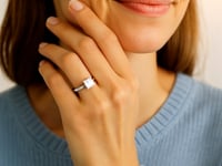 1.5ct Princess Lab Grown Diamond Ring, 14K Gold — video