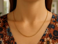 Round Cable Link Chain Necklace in 14K Gold | 2.40mm — video